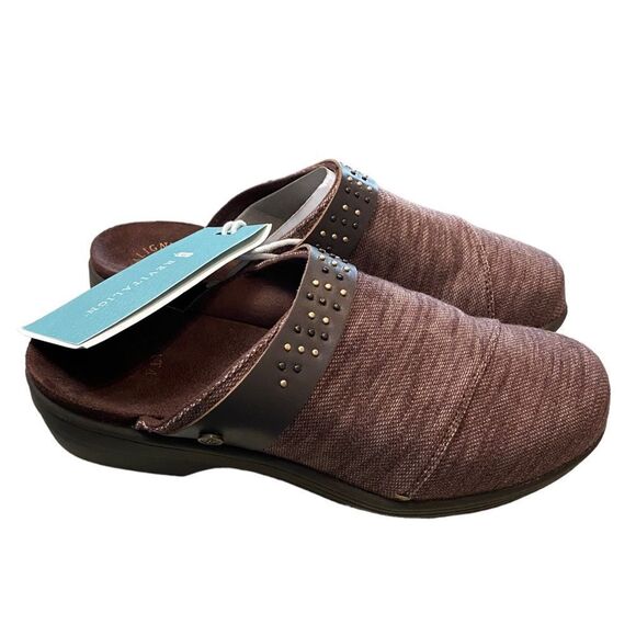 REVITALIGN Monterey Heathered Brown Women's Clogs NEW 6 - Picture 2 of 7